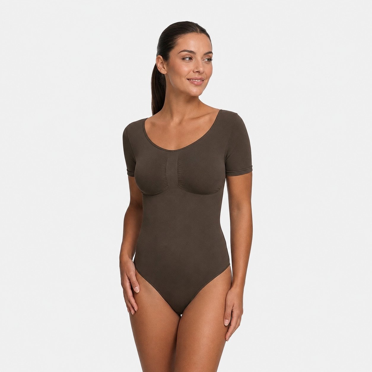Siluete T-shirt – Stezni bodi kratkih rukava za oblikovanje tijela